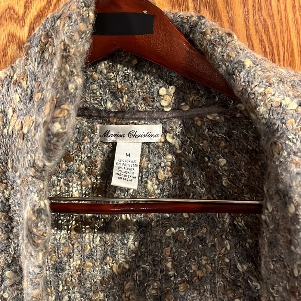 Multi color wool knit blend